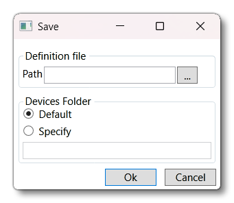 The Save Dialog Box