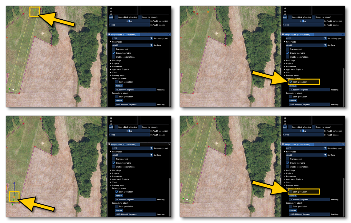 Repositioning The Runway Start