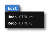 The Edit Menu