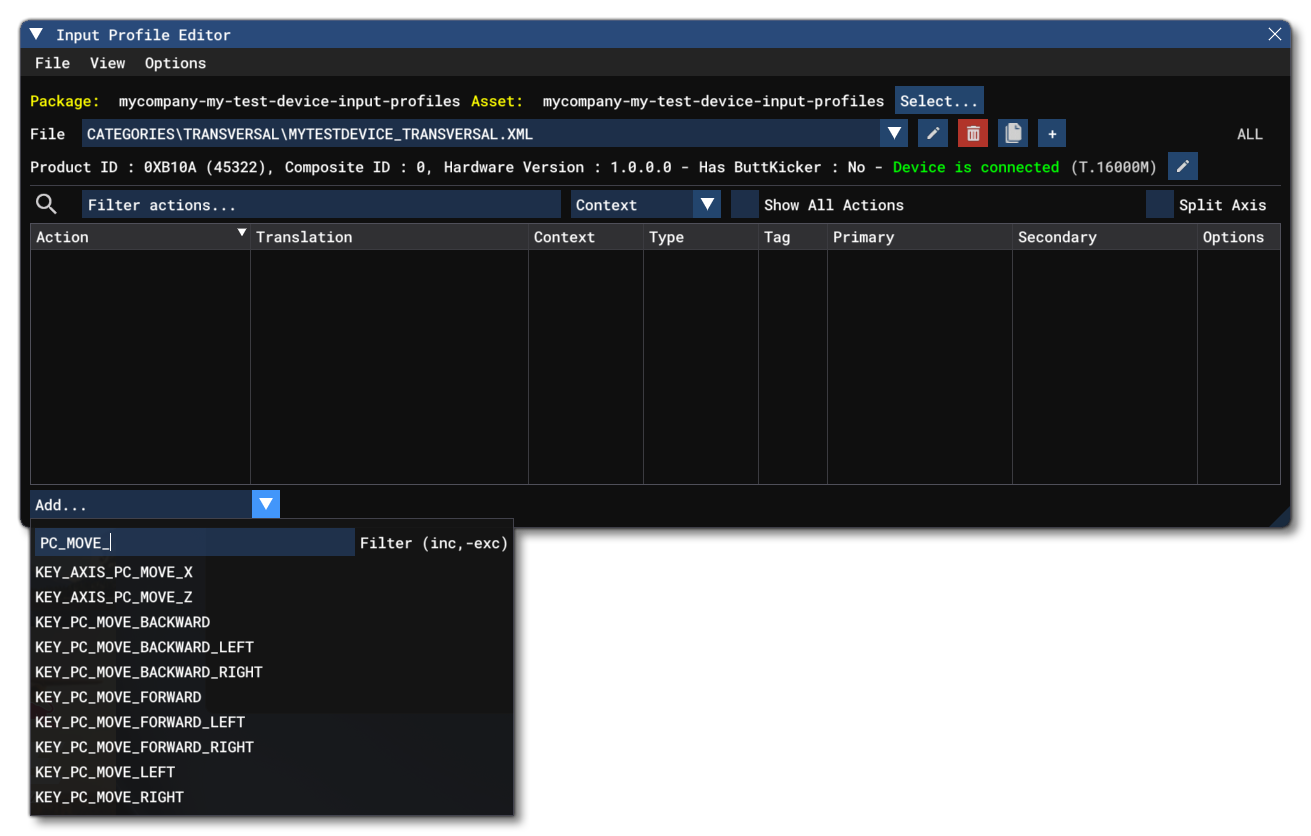 Using The Add Action List To Find The Actions Edit