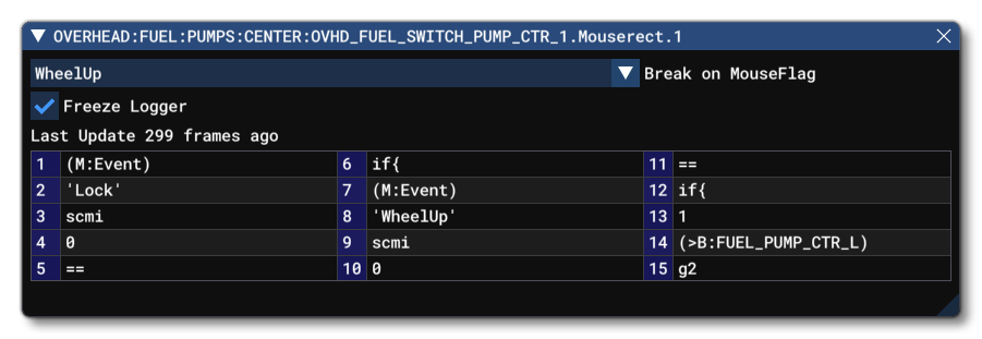 The Logger Window In The Code Editor