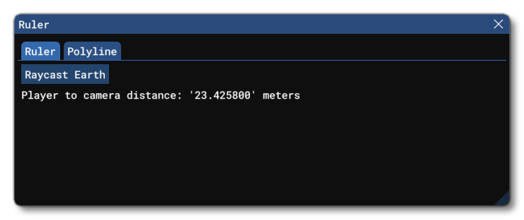 The Ruler Tool Window