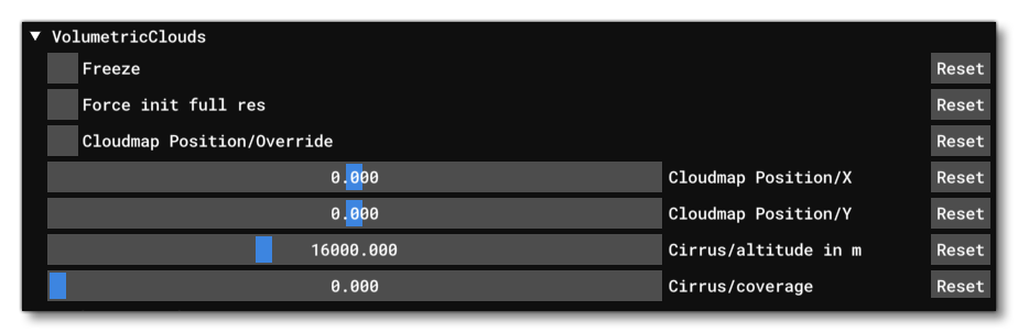 The Clouds Options In The World Tab