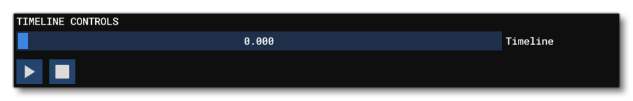 Sequence Timeline Playback Controls 