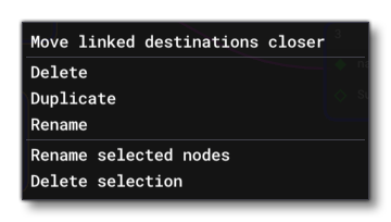 RMB Context Menu For A Node