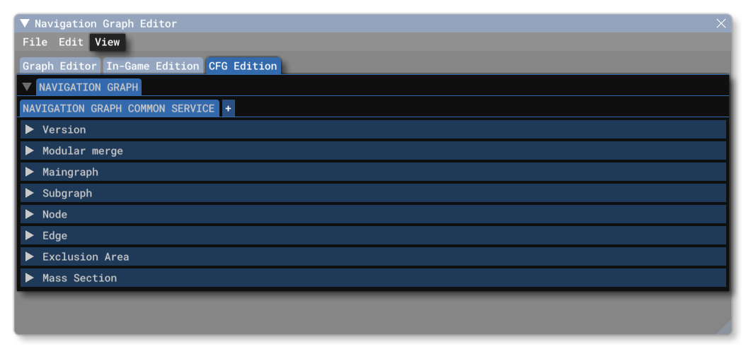 The Navigation Graph CFG Editor