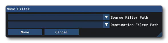 The Move Filter WIndow
