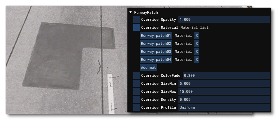 The Runway Patch Options The Runway Patch Options