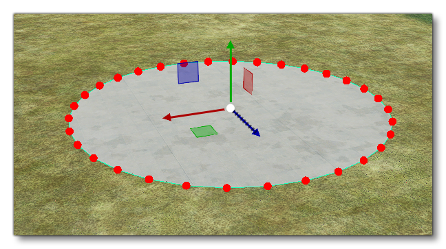 How A Disk Apron Object Looks In The World