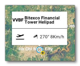 A Helipad Start Point On The World Map