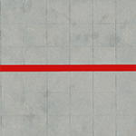 Wide Red Painted Line