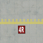 Hold Short Backward Marked Painted Line