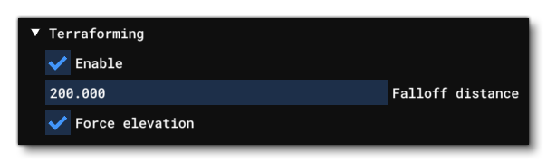 The Regular Polygon Terraforming Options