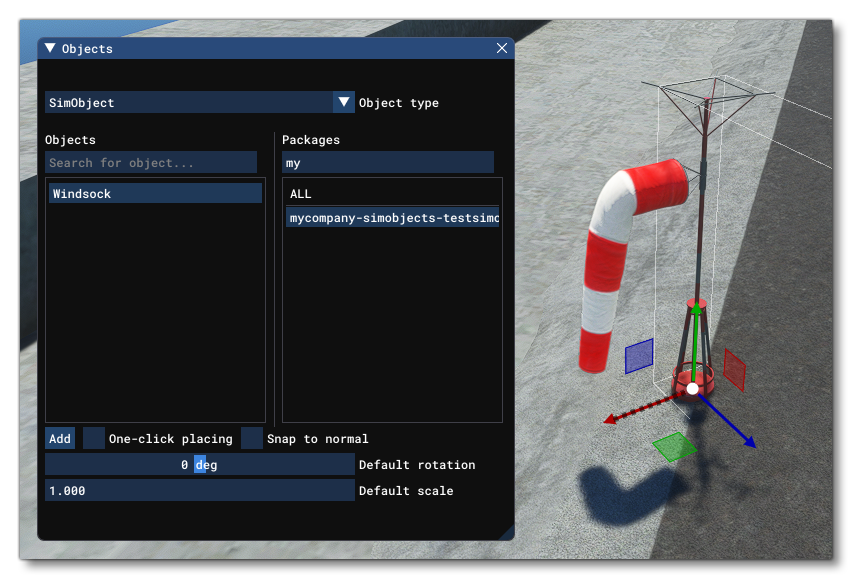 Example Of SimObject In A Scene Example Of SimObject In A Scene