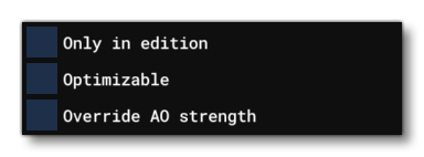 Additional Options When The Object Is Used In An SPC