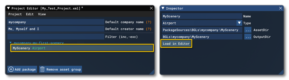 Set Directory And Load In Editor