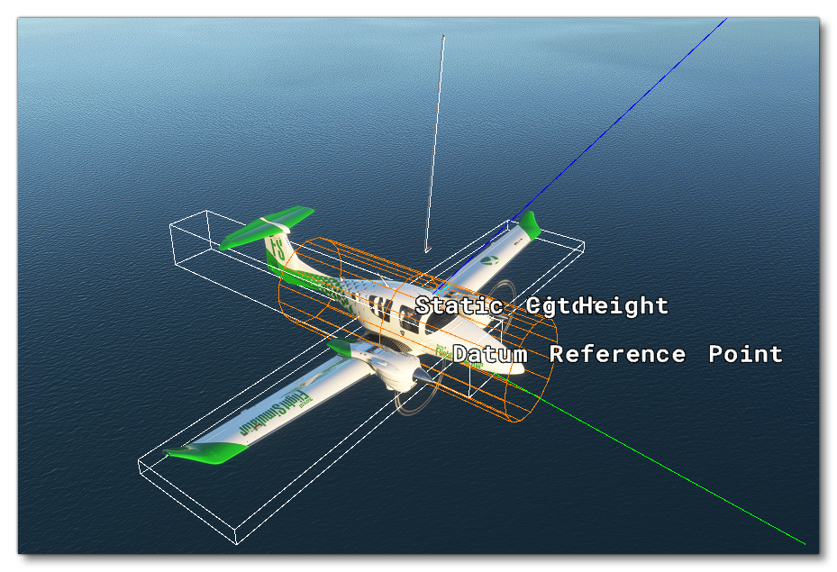 Simulation Geometry Being Debugged In The SimObject Editor