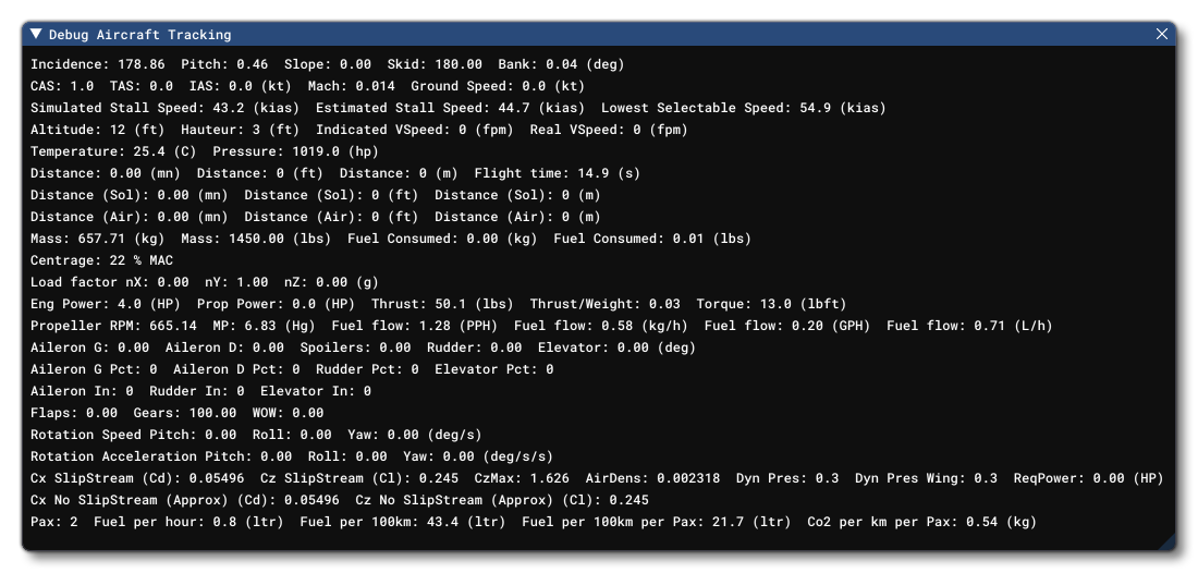 The Debug Tracking Window