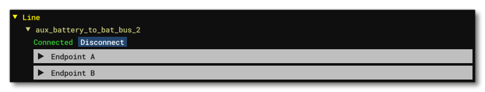 The Line Section Of The Debug Window