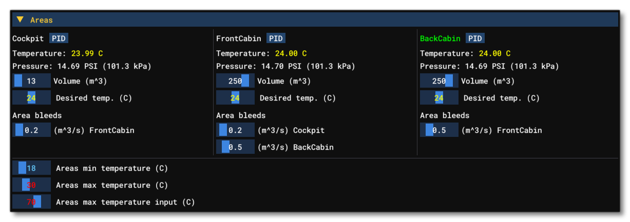 The Pneumatics Section Dedicated To Debuging Areas