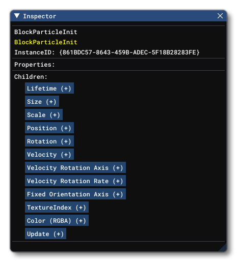 The Inspector For An Init Block