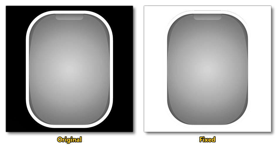 Example Showing Erroneous And Fixed Occlusion Maps