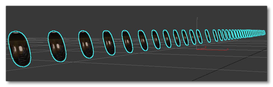 Example Of Placement Of Parallax Windows For An Airliner