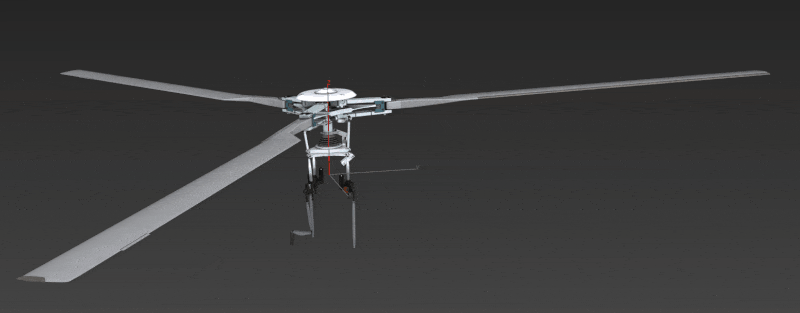 Example Of Rotor Blade Feathering Animation