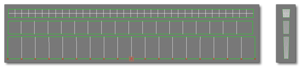 Example Of Unwrapped UVs For The Wheel Rim Example Of Unwrapped UVs For The Wheel Rim