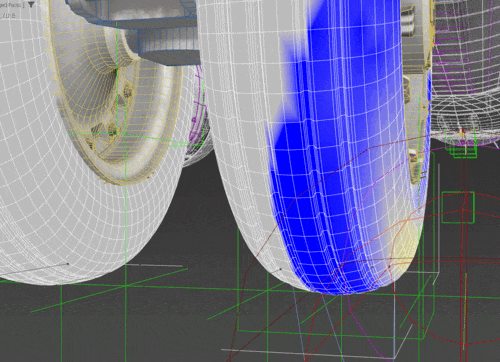 Animation Of The Tire Deformation