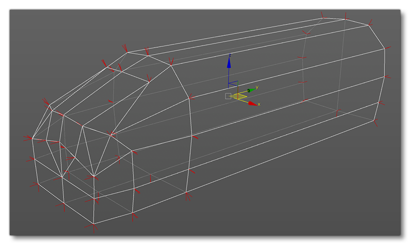 Example Of The Cockpit Occluder Mesh