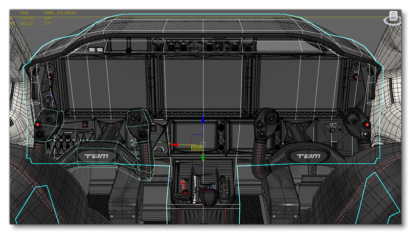 The PANEL_COLLISION Mesh For The Airbus A320neo