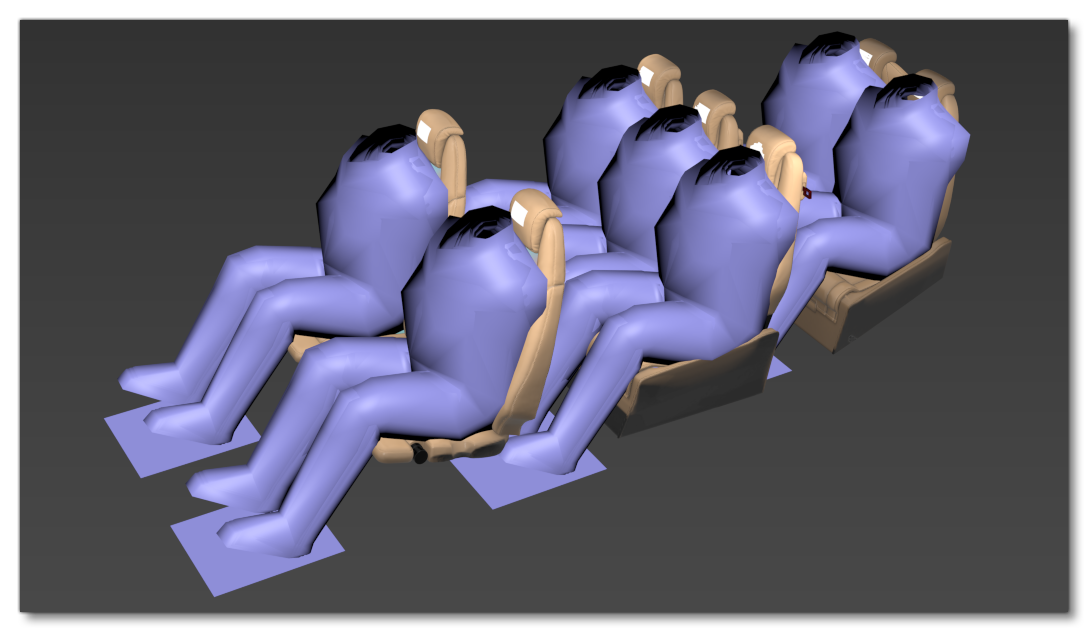 The Bodymorph Template Places On All Seats In The DA62