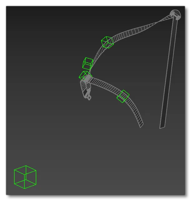 Example Of Bone Setup For The Seatbelt