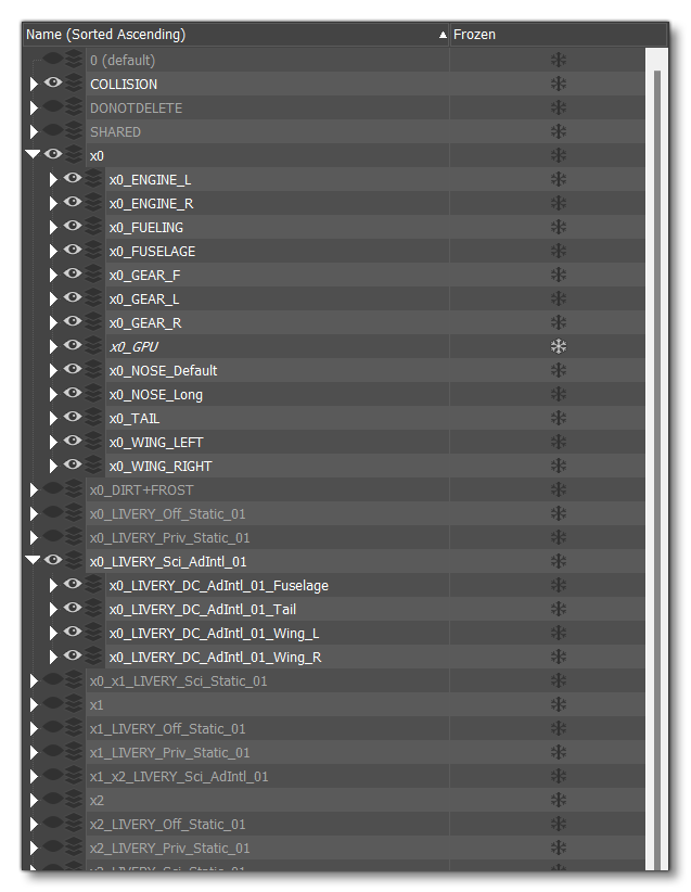 Example Of The DA62 Layer Setup In 3DS Max