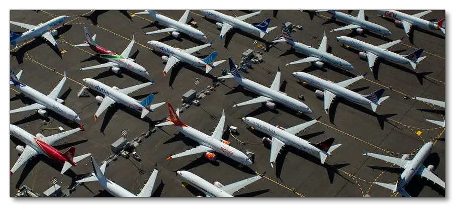 Passive Aircraft At An Airport