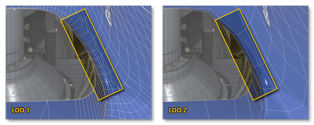 Simplifying Complex Edges After LOD1
