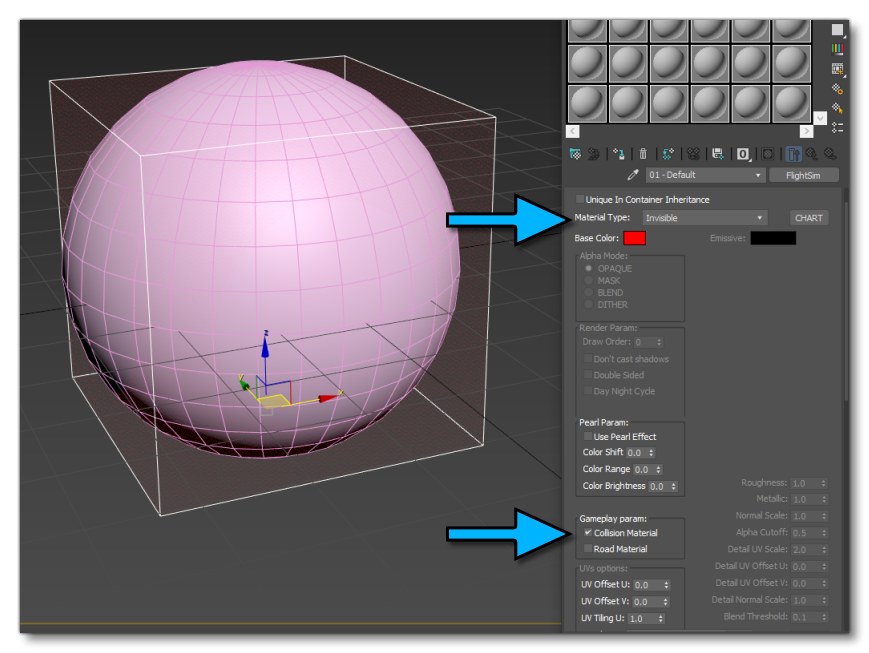 Mesh Collisions DS Max Setup