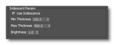 Windshield Iridescence Parameters