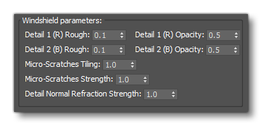 Windshield Parameters