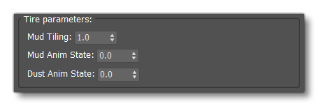 The Additional Parameters For The Tire Material
