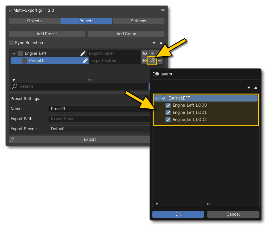 Adding A Collection To A Preset
