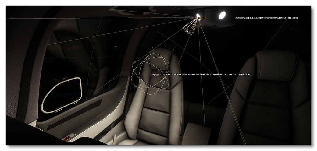 Debug View Showing The Position Of The Incidental Omni-Light