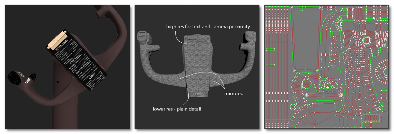 Example Of The Texture And Material Mapping For A Yoke