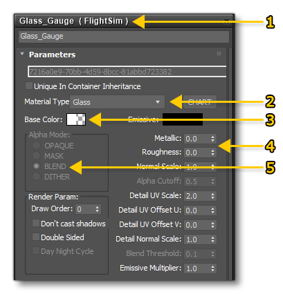 Glass Material Setup