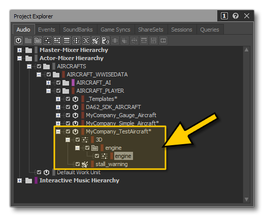 Creating The Engine Actor Mixer