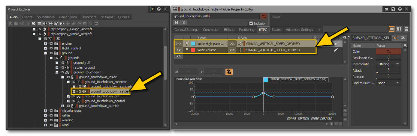 The Ground Rattle Audio Setup In Wwise