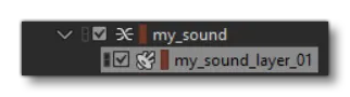 Single Source Sound Rendered From Layers