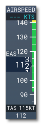 The AIRSPEED and EAS Display
