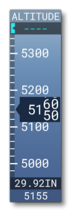 The ALTIMETER Display
